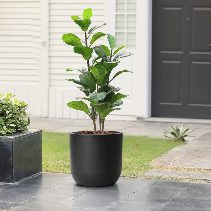Round Smooth Finish Indoor/Outdoor MgO Planter