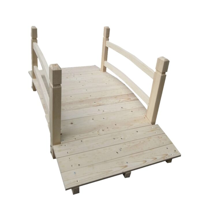 Coral Coast Harrison 4 ft wood Garden Bridge - Image 2