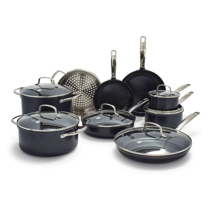 GreenPan Prime Midnight 15pc Cookware Set