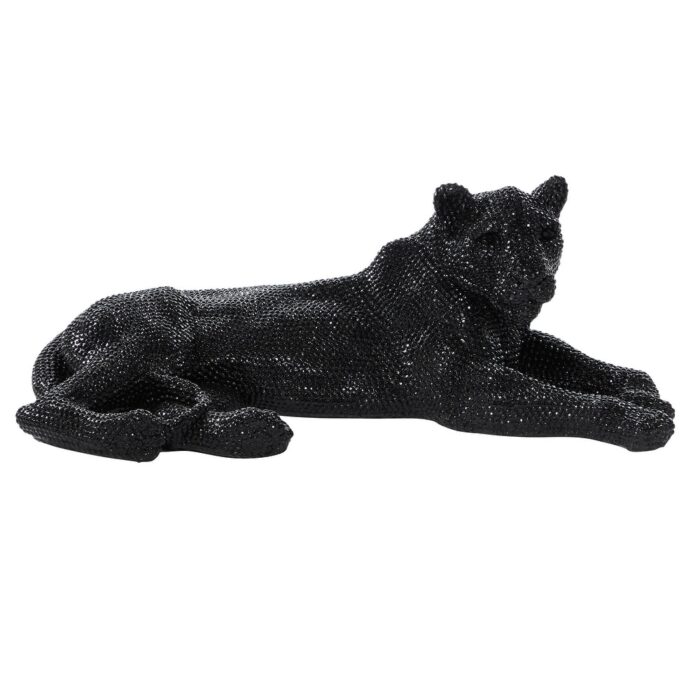 Polystone Glam Sculpture Leopard 14 x 39 x 19 - 39 x 19 x 14 - Image 2
