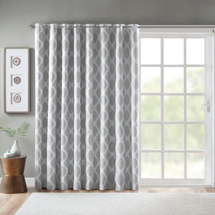 Printed Blackout Patio Curtain Suitable For Living Room