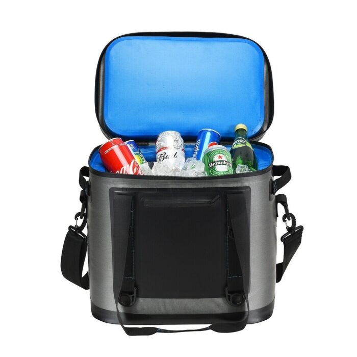Portable Cooler Bag Leak-proof Insulated Water-resistant for Camping - 16"(L) x 11"(W) x 15"(H) - Image 2