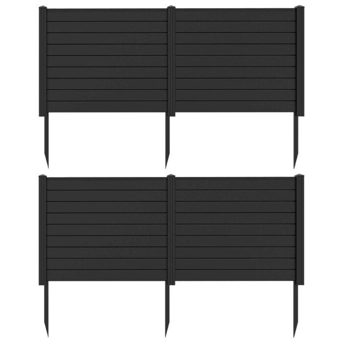 Costway 2 PCS 48"L x 37.5"H Air Conditioner Fence Screen Panel Kit - See Details