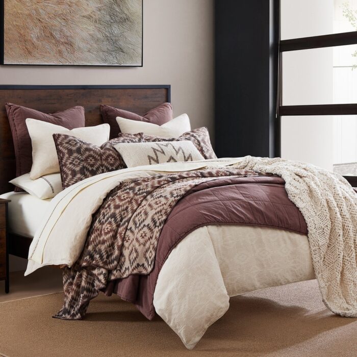 Paseo Road by HiEnd Accents Mesa Wool Blend Southwestern Aztec Throw Blanket, 1PC