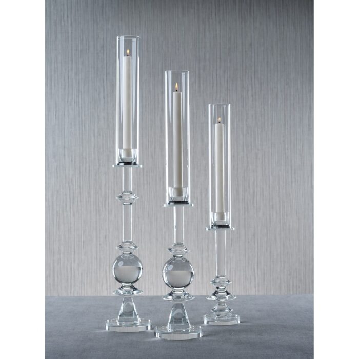 Vadim Crystal Glass Candle Holder - Image 2