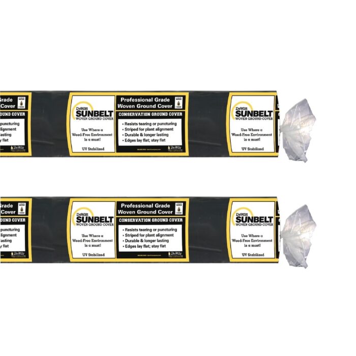 DeWitt Sunbelt 6x300ft Weed Barrier w/ DeWitt Sunbelt 4x300ft Weed Barrier - 30