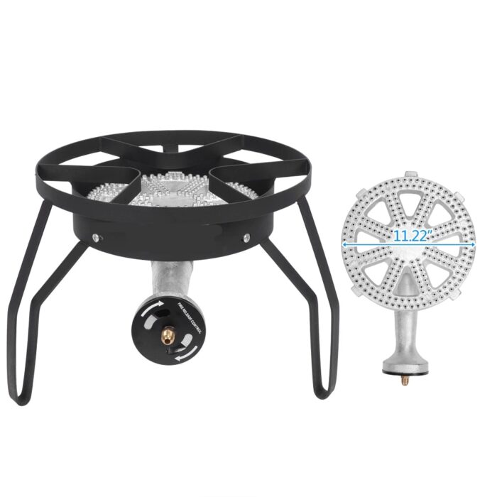 Ultra-portable Outdoor Round Furnace with 1.2m Leather Tube