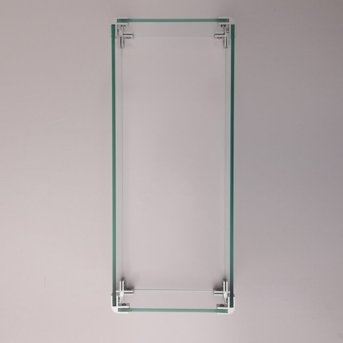 Rectangular Glass Wind Guard for Fire Pit - Image 2