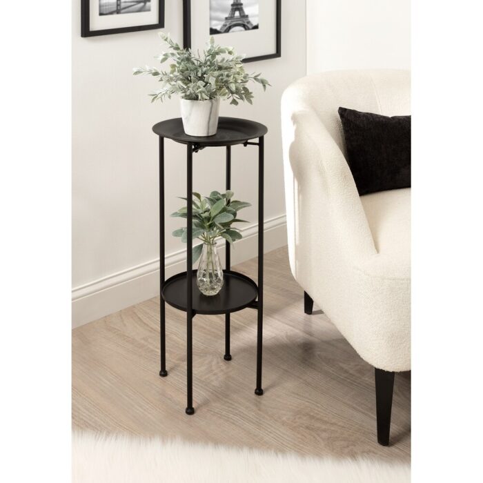 Kate and Laurel Mahdavi Plant Stand Table - 12x12x27 - Image 2