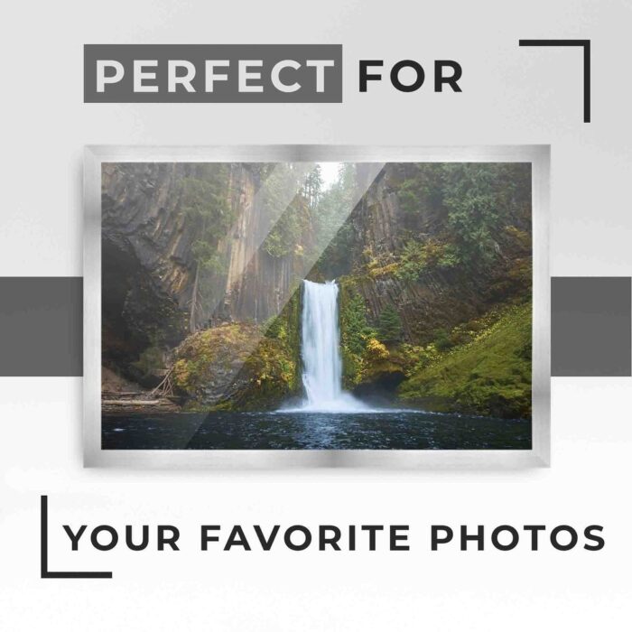 23x29 Silver Picture Frame - Wood Picture Frame Complete with UV - Image 2