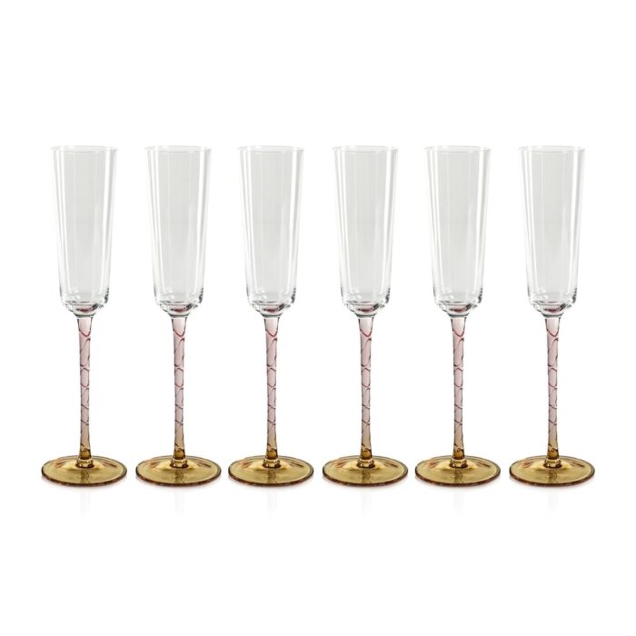 Sachi Champagne Flutes, Set of 6 - Image 2