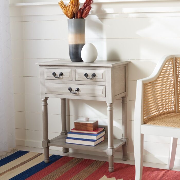 SAFAVIEH Primrose 3-Drawer Console Table - 23.5" W x 13" L x 29.5" H - Image 2