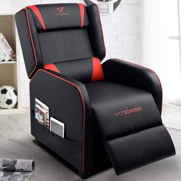 BOSSIN Gaming Recliner Chair Racing Style High Back Chair Living Room Recliners Theater Seating - Image 2
