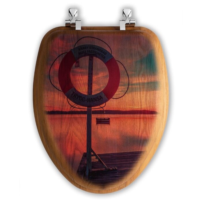 Oak Toilet Seat - Dock's End