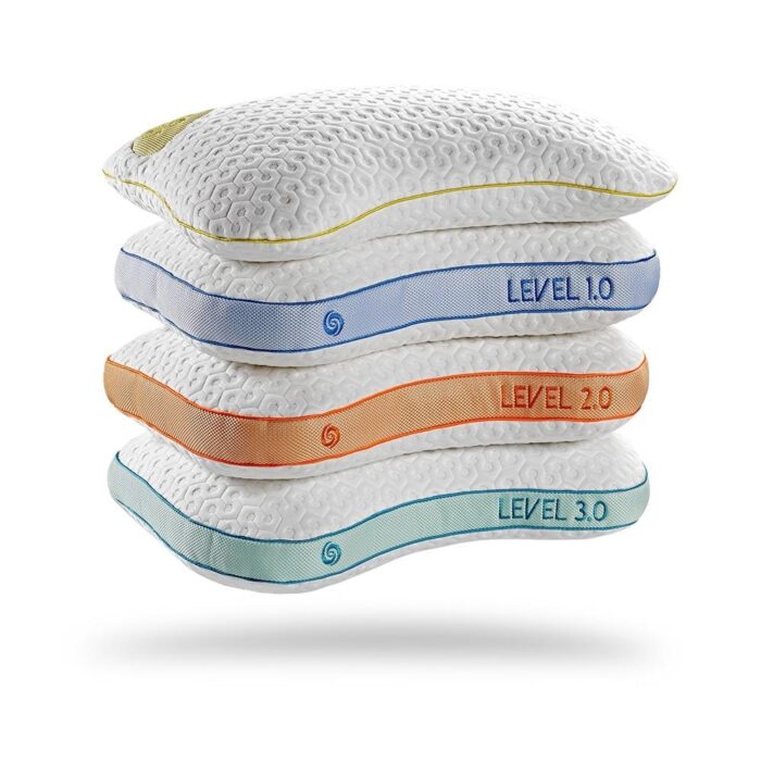 Bedgear Level Performance Pillow - Size 0.0, 1.0, 2.0 and 3.0 - Firm Support Pillow for Neutral / Warm Sleepers