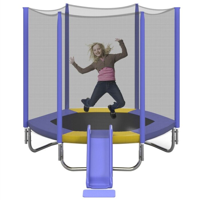7FT Recreational Trampoline for Kids