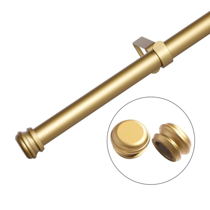 Window Single Curtain Rod with Adjustable Sizes-88"-132" - Image 2