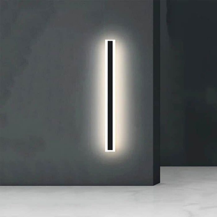 Modern/Contemporary LED Outdoor Wall Light Sconce, Outdoor Long Strip LED Wall Sconce