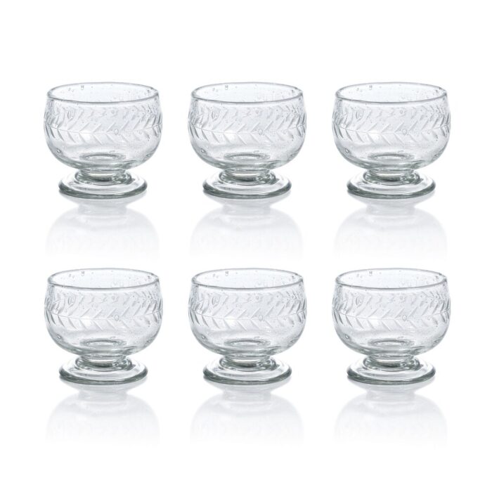 Patia Handmade Etched Tequila / Mezcal Glasses, Set of 6
