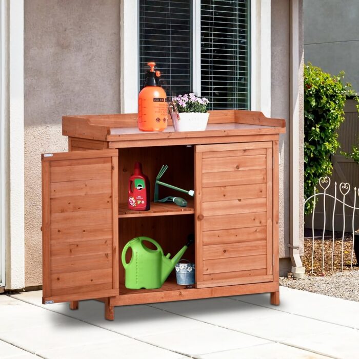 Outdoor Potting Bench Table