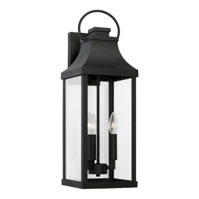 Bradford Outdoor 3-light Large Wall Lantern w/ Clear Glass