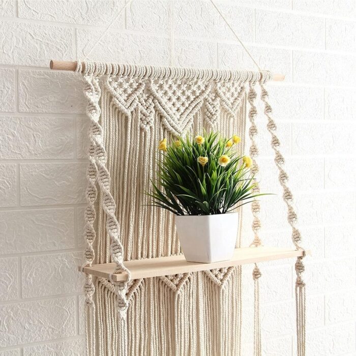 Wall Hanging Plant Shelf - Image 2