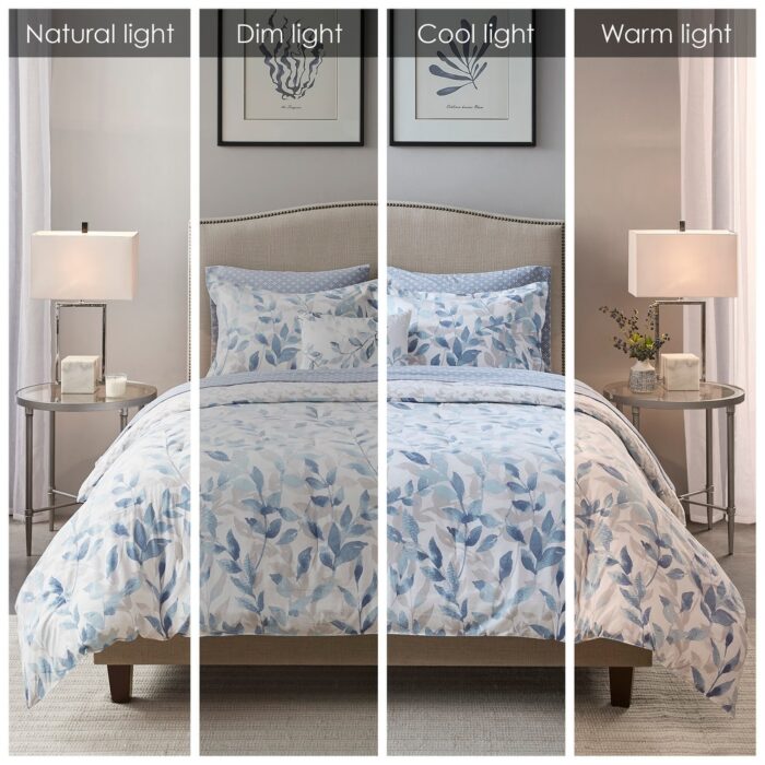 Madison Park Essentials Thelma Reversible Comforter Set with Bed Sheets - Image 2