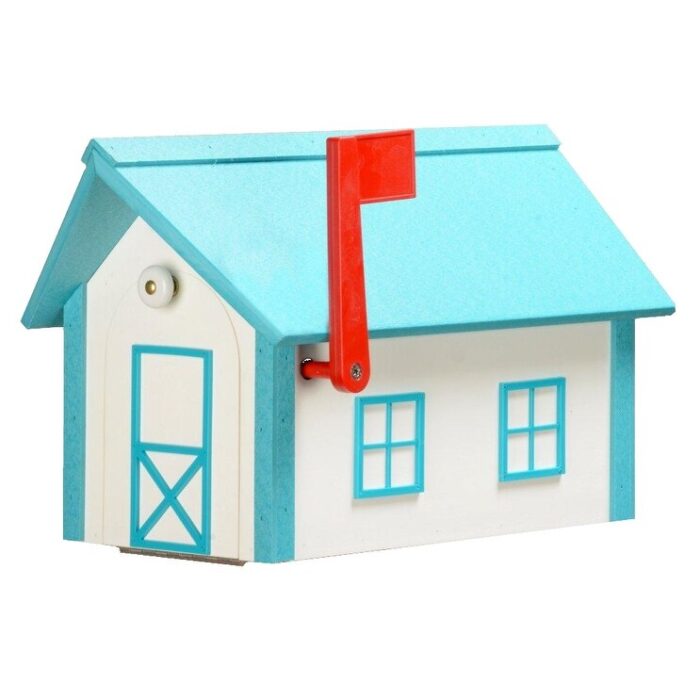 Standard Poly Mailbox with Poly Roof - Image 2