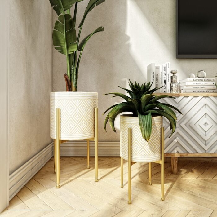 Eisley Modern Planters (Set of 2)