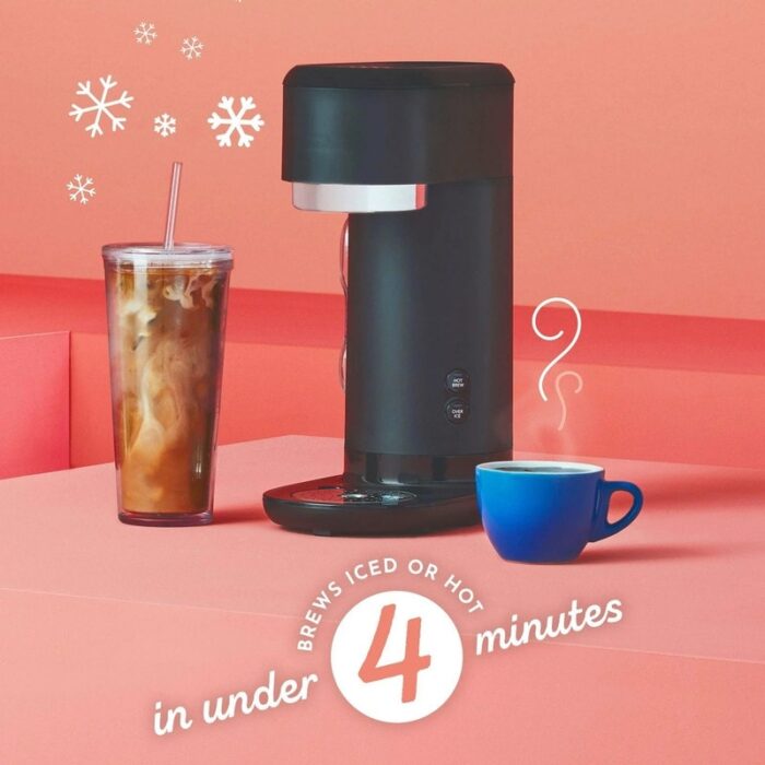 Single-Serve Iced and Hot Coffee Maker , Black - Image 2