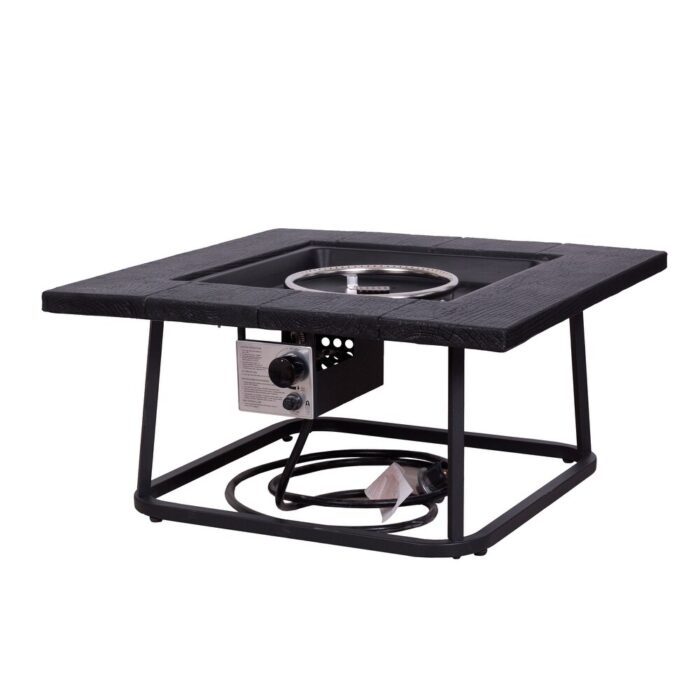 Outdoor Metal Fire Table 50,000BTU Square Fire Pit for Backyard - Image 2