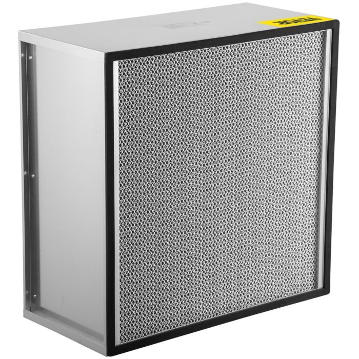 VEVOR HEPA Filter Replacement Pleated Air Filter 24x24x11.5in Galvanized Frame - 24 x 24 x 11.5in