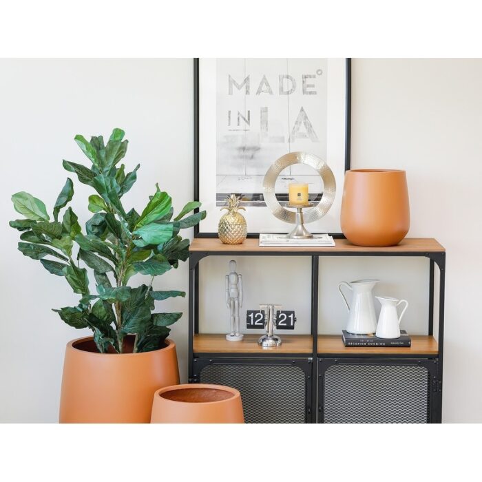Indoor/Outdoor Large Nordic Minimalist Lightweight Round Planter Pot - Image 2