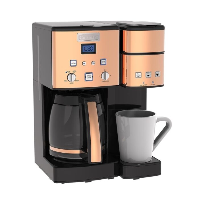 Cuisinart SS-15CPP1 12 Cup Coffee Maker And Single-Serve Brewer, Copper - Image 2