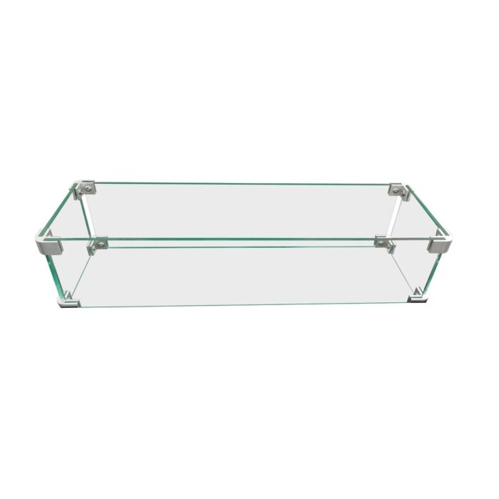 Lsi Square Fire Pit Flame Guard - 5.5'' H X 28.9'' W X 6.9'' D