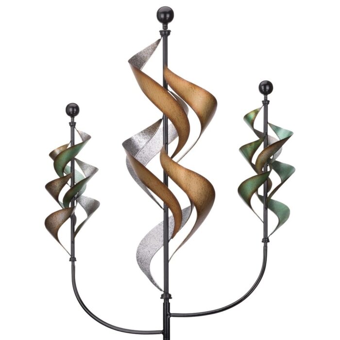 Triple Waterfalls Wind Spinner 82" - 29.5"x11.5"x82"