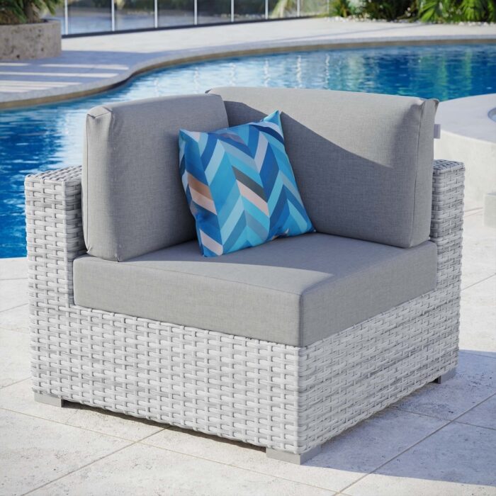 Convene Outdoor Patio Corner Chair - Image 2