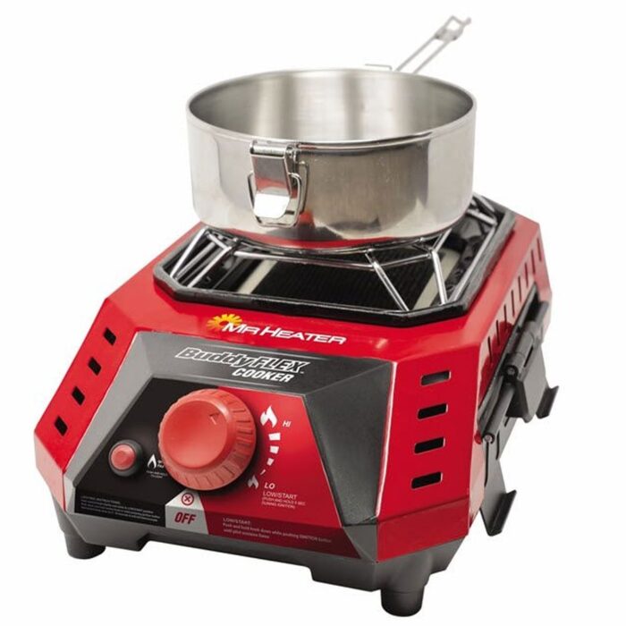 Mr. Heater MH-F600500 Buddy FLEX Portable Fiber Mesh Propane Cooking Burner - Image 2