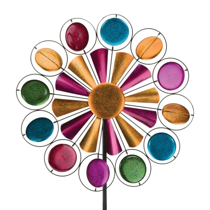 32" Rotating Wind Spinner - Mardigras