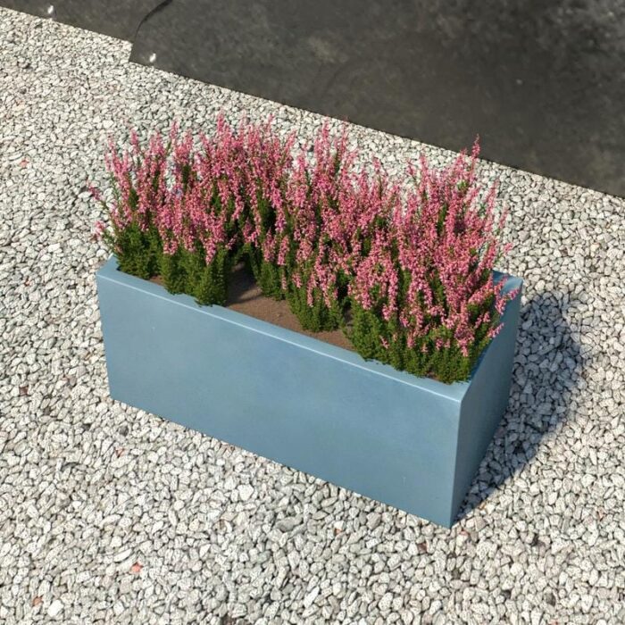 Bloom Rectangular Planter in Fiberstone and MgO Clay by LeisureMod