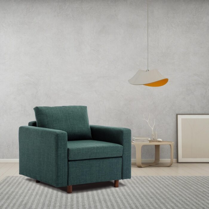 Single Seat Module Sofa Sectional Couch,Cushion Covers Non-removable and Non-Washable - Image 2