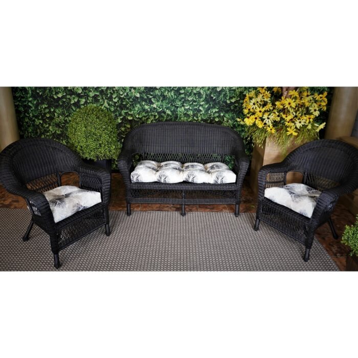 Tempo Outdoor Caesar Dritfwood 3 Piece Cushion Set - 19"x44", 19"x19" - Image 2