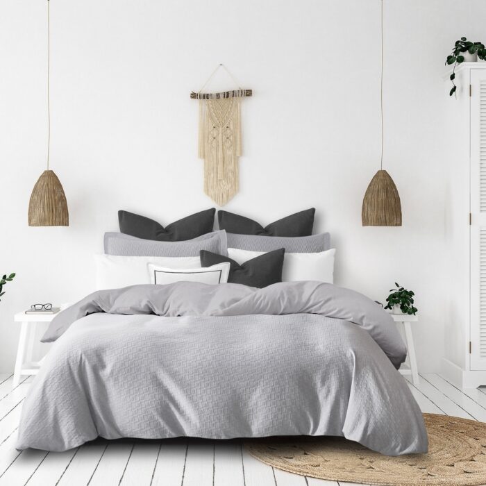 Sycamore Gray Duvet Cover Set