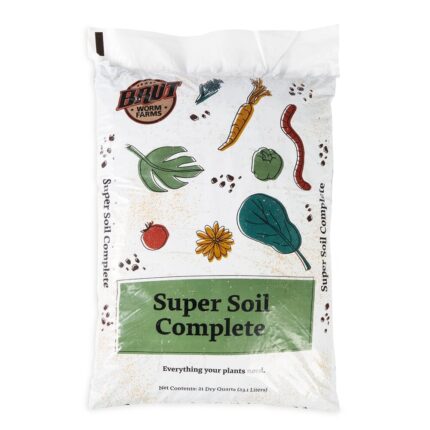 Brut Worm Farms Super Soil All Purpose Rich Dark Blend Organic Soil (8 Pack) - Image 2