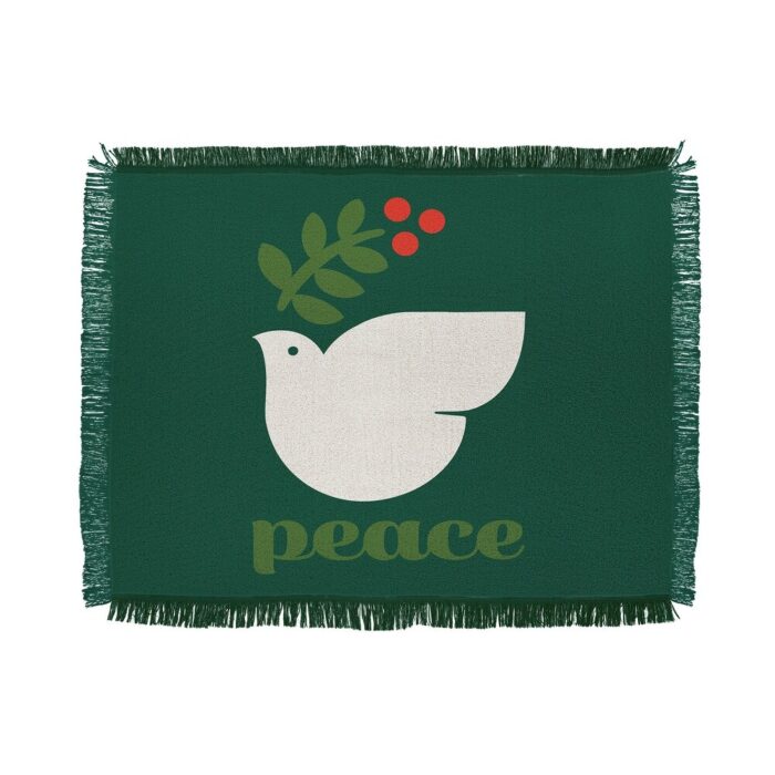 Carey Copeland Peace Dove Throw Blanket - Image 2