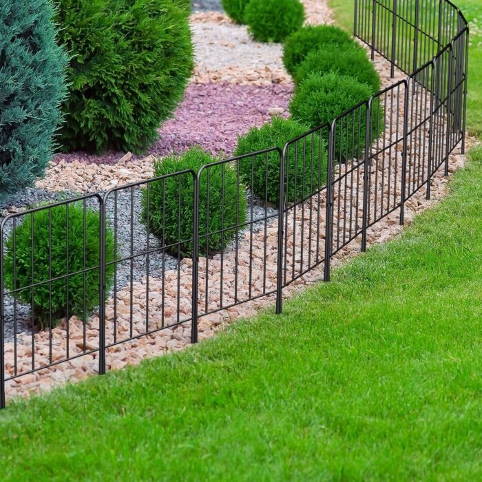 Rust proof metal wire fence