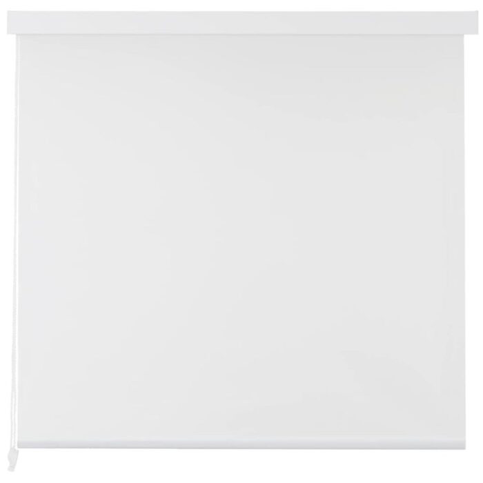 vidaXL Roll-up Shower Curtain Bathroom Bath Roller Curtain with Pull Cord - Image 2