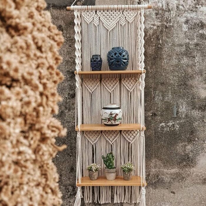 Wall Hanging Plant Shelf