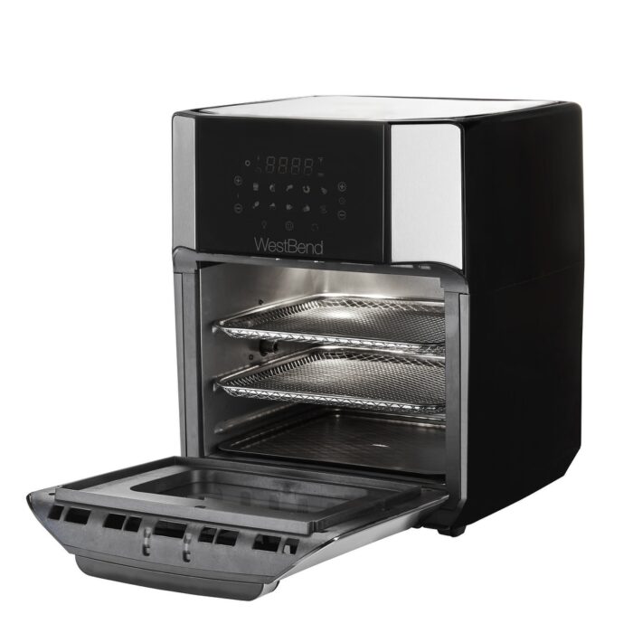 West Bend XL Digital Air Fryer Oven with 10 Presets and 6 Functions, 12.6 Qt Capacity - Image 2