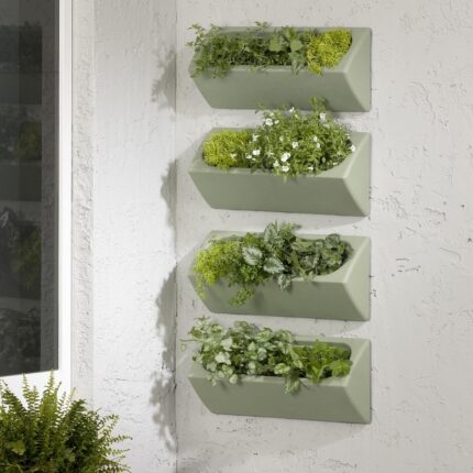 South Shore Dalya Outdoor Wall Planter - Set of 4